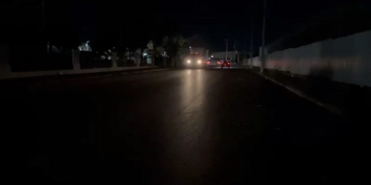 En penumbras calzada Industria Metalúrgica en Ramos Arizpe