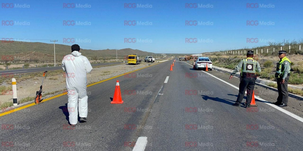 Hombre pierde la vida tras volcadura en la autopista Saltillo-Torreón