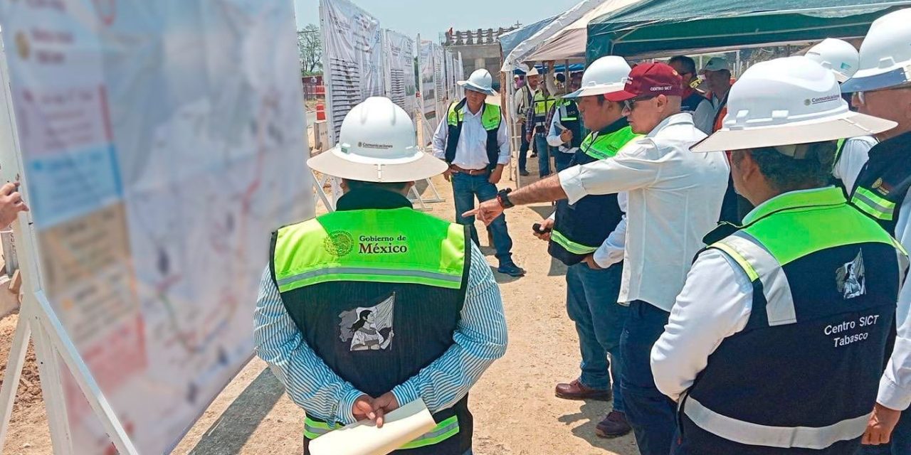 Supervisan modernización de la carretera  para agilizar conectividad entre Tabasco y Campeche