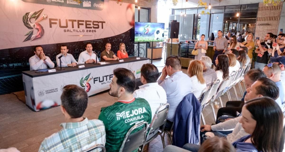 Presenta Ayuntamiento el FUTFEST Saltillo 2026