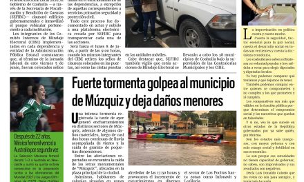 Portada RCG Carbonífera [7 de junio de 2026] Coahuila blinda edificios gubernamentales y vehículos por jornada electoral; Aumentan casos activos de gusano barrenador y más…