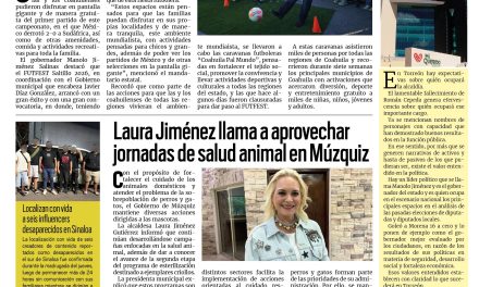 Portada RCG Carbonífera [12 de junio de 2026] Da inicio el FUTFEST de ‘Coahuila Pa´l Mundo’; Laura Jiménez llama a aprovechar jornadas de salud animal y más…