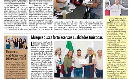 Portada RCG Carbonífera [20 de junio de 2026] En Coahuila se continúan generando ofertas laborales; Múzquiz busca fortalecer sus cualidades turísticas y más…