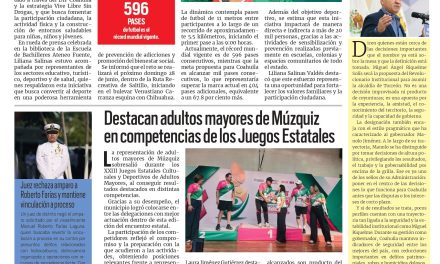 Portada RCG Carbonífera [24 de junio de 2026] Va Coahuila por Récord Guinness con mayor cantidad de pases de futbol; destacan adultos mayores de Múzquiz en Juegos Estatales y más…