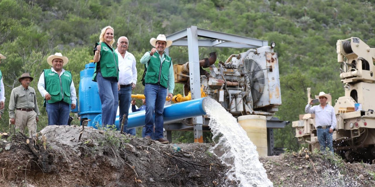 Supervisa Manolo Jiménez pozo para fortalecer abasto de agua