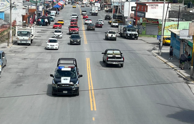 Saltillo: Realizan trabajos de pintura en prolongación Otilio González