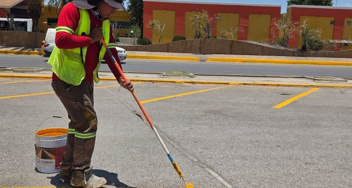 Refuerza SIMV trabajos de señalética para fortalecer la movilidad y seguridad en Torreón