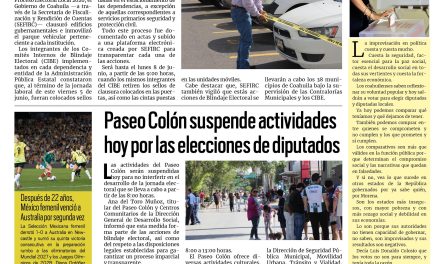 Portada RCG Lagunera [7 de junio de 2026] Coahuila blinda edificios gubernamentales y vehículos por jornada electoral; Anuncian tres nuevas preparatorias en la Laguna y más…