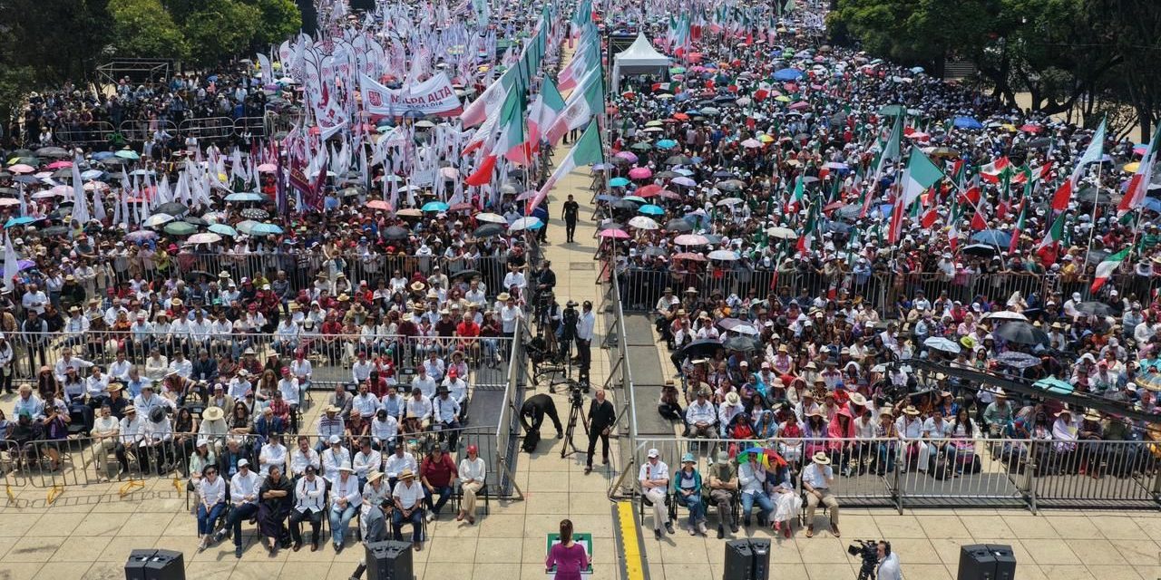 México ya cambió, resalta Claudia Sheinbaum ante miles de mexicanos