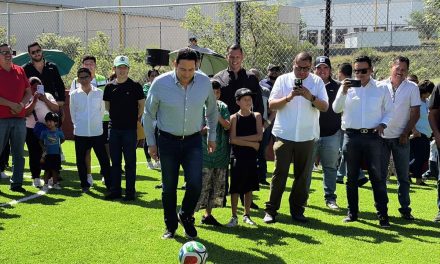 La colonia Morelos estrena cancha mediante el programa Activa Tu Parque