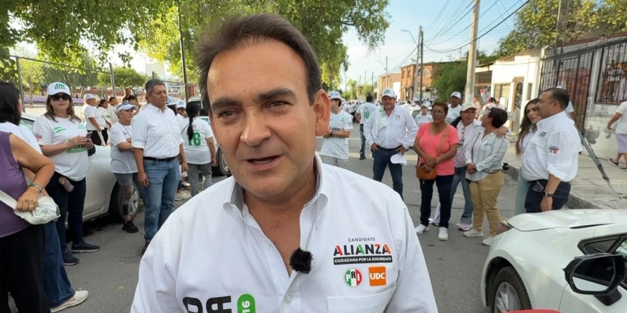 A horas de concluir la campaña recorre Álvaro Moreira la colonia Chapultepec
