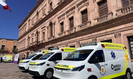 Diversos municipios de Coahuila reciben ambulancias