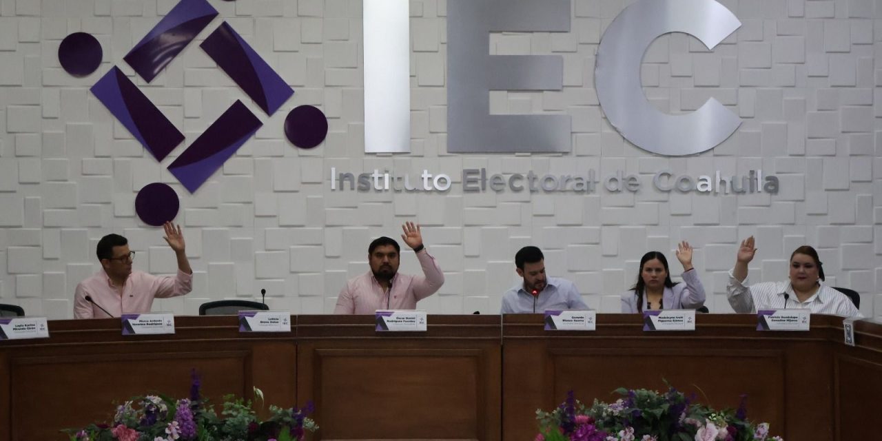 Sesiona el consejo del Instituto Electoral de Coahuila