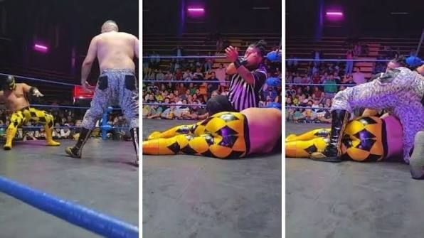 Pierroth colapsa durante función de lucha libre