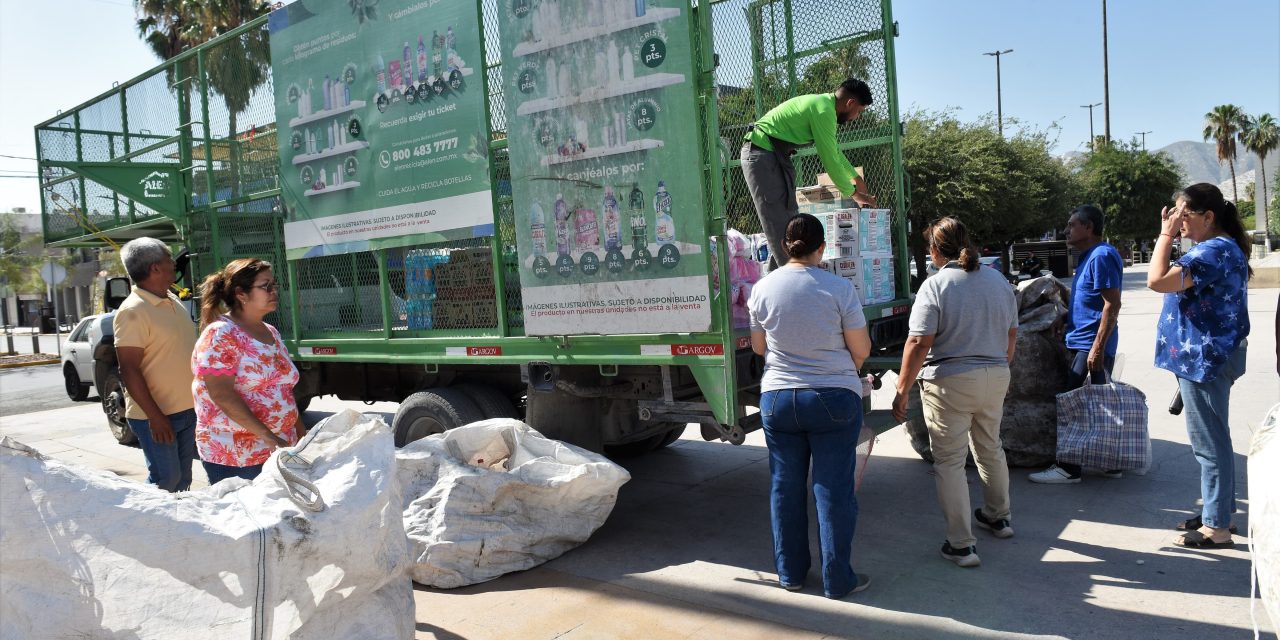 Medio Ambiente de Torreón suma más de 2 mil kilogramos de residuos reciclables recolectados en el año
