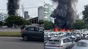 Tragedia aérea en Brasil: Chocan dos helicópteros en Río de Janeiro y dejan al menos seis muertos