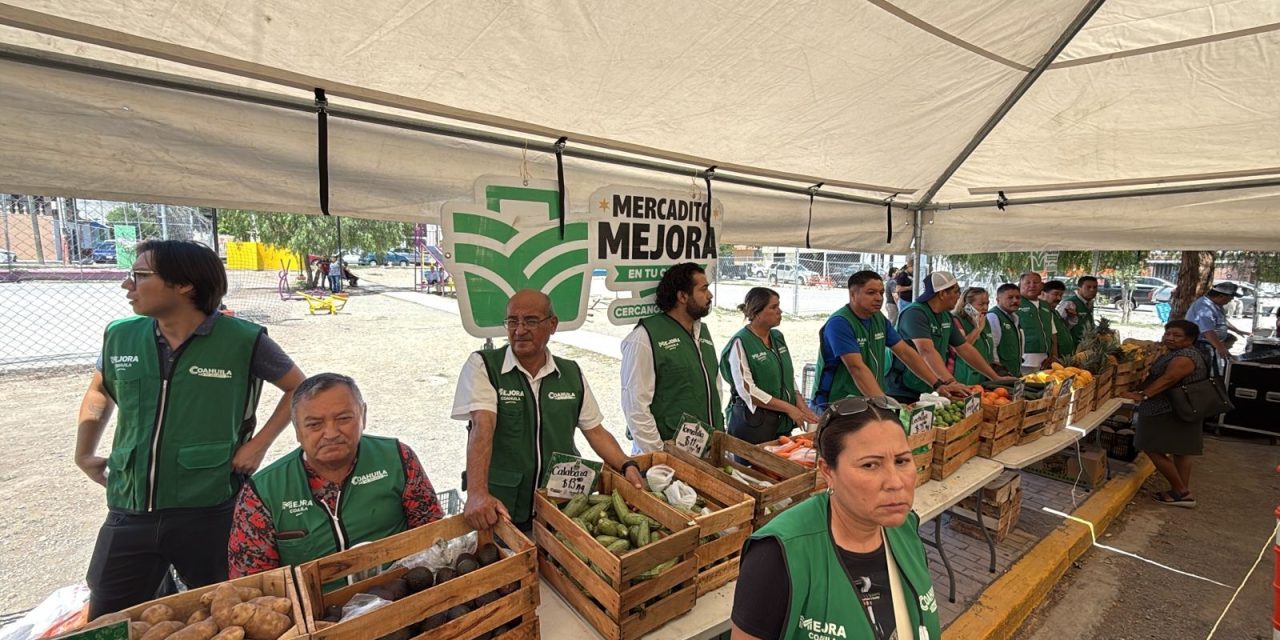 Se desarrolla el Mercadito Mejora en la Satélite Norte