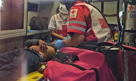 Motociclista resulta lesionado tras choque en la colonia Vista Hermosa