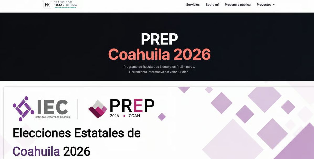 ¿Quién va ganando la elección? Aquí podrás ver los resultados del PREP Coahuila 2026 en vivo