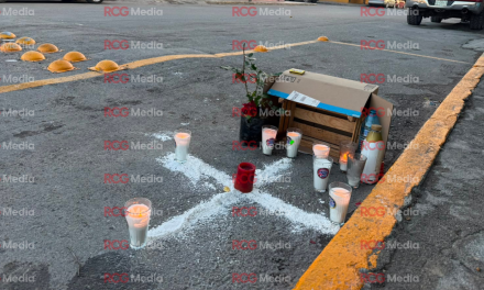 Colocan altar en memoria de Teresa Velázquez, víctima de accidente en la colonia Asturias