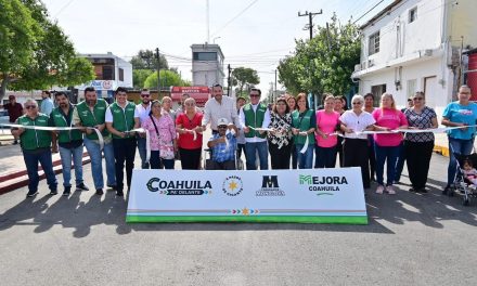 Carlos Villarreal impulsa obras por más de 10.4 mdp en colonias de Monclova