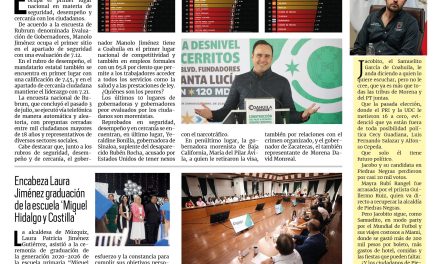 Portada RCG Carbonífera [8 de julio de 2026] Manolo Jiménez, primer lugar en seguridad, desempeño y cercanía; con trabajo y planeación, seguimos alcanzando nuestros objetivos: Manolo Jiménez y más…
