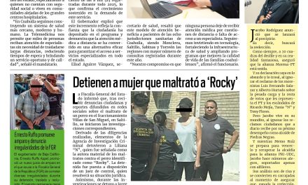 Portada RCG Centro [22 de julio de 2026] Aumenta el número de consultas del Programa de Telemedicina; detienen a mujer que maltrató a ‘Rocky’ más…