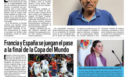 Portada RCG Nacional e Internacional [14 de julio de 2026] Estados Unidos pide prisión de por vida para ‘El Mayo’ Zambada; Francia y España se juegan el pase a la final de la Copa del Mundo y más…