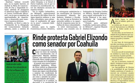 Portada RCG Media [2 de julio de 2026] Junio fue un mes de trabajo, grandes resultados y futbol: Manolo Jiménez; Rinde protesta Gabriel Elizondo como senador por Coahuila y más…