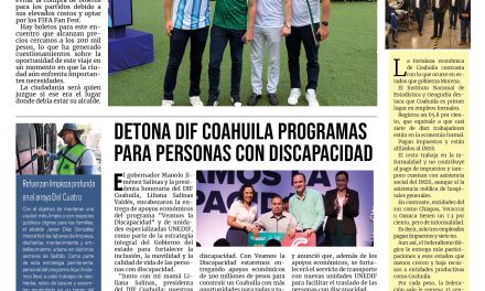 Portada RCG Media [4 de julio de 2026] En Miami mientras Piedras Negras sigue en contingencia ; detona DIF Coahuila programas para personas con discapacidad y más…