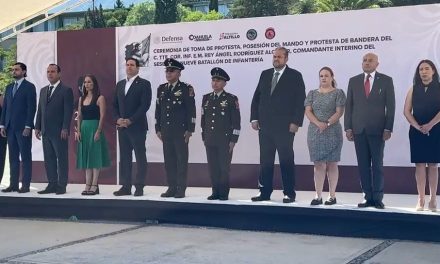 Javier Díaz presente en la tompa de protesta del nuevo comandante interino del 69 Batallón de Infantería