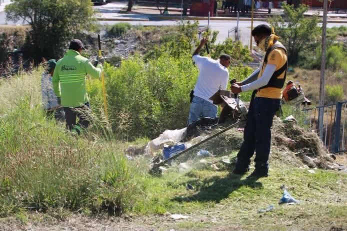 Sacan 250 toneladas de basura de los arroyos del municipio de Saltillo