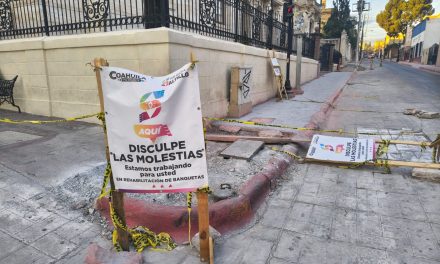 Cierran la circulación de la calle Hidalgo de De la Fuente a Aldama