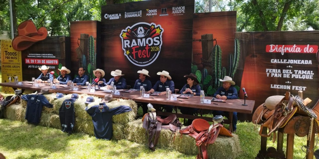 Ramos Arizpe invita al ‘Ramos Fest’ del 28 al 30 de agosto