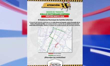 Realizarán trabajos de modernización del drenaje sanitario en la calle General Cepeda