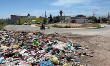 Utilizan terreno como basurero en la Saltillo 2000