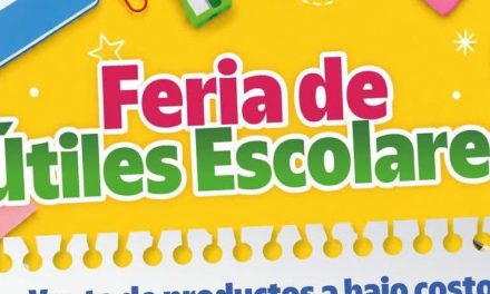 Carlos Villarreal impulsa la economía familiar con Feria de Útiles Escolares