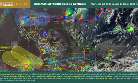 Protección Civil mantiene vigilancia ante pronóstico de lluvias y chubascos en la región Sureste de Coahuila