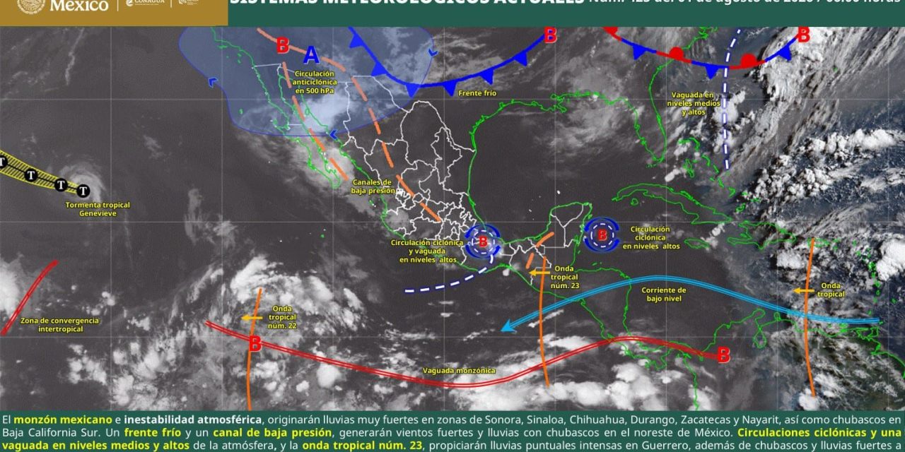 Protección Civil mantiene alerta por tormentas fuertes en la región Norte de Coahuila
