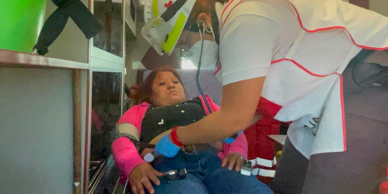 Saltillo: Mujer sufre lesiones tras accidente al sur de la ciudad
