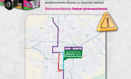 Ajusta ruta troncal Sur-Norte en Saltillo por la fiesta del Santo Cristo