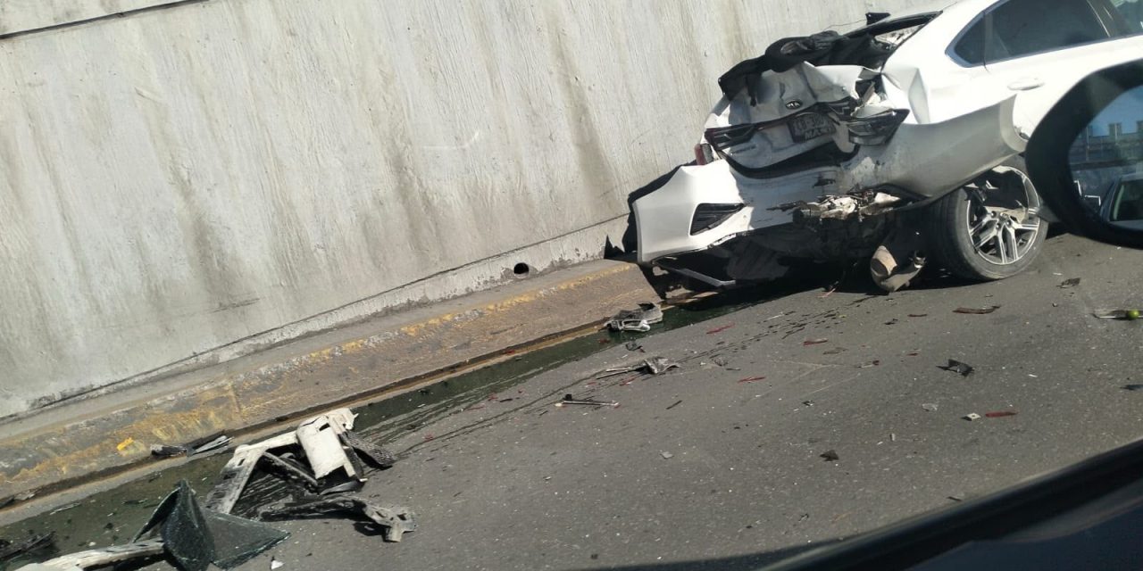 Se registra carambola al sur de Saltillo