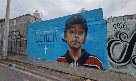Derek permanece entre los suyos a través de un mural en Lomas del Refugio