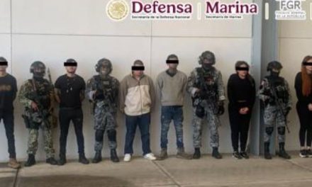 Detienen a nueve presuntos integrantes del CJNG en Michoacán