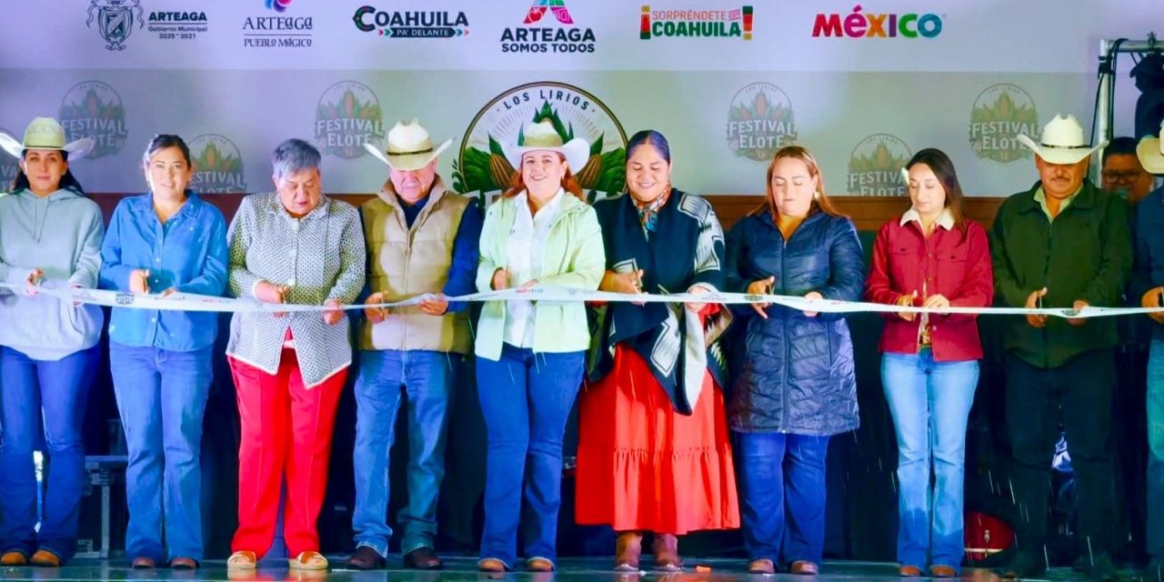 Inauguran la tercera edición del Festival del Elote en Los Lirios en Arteaga
