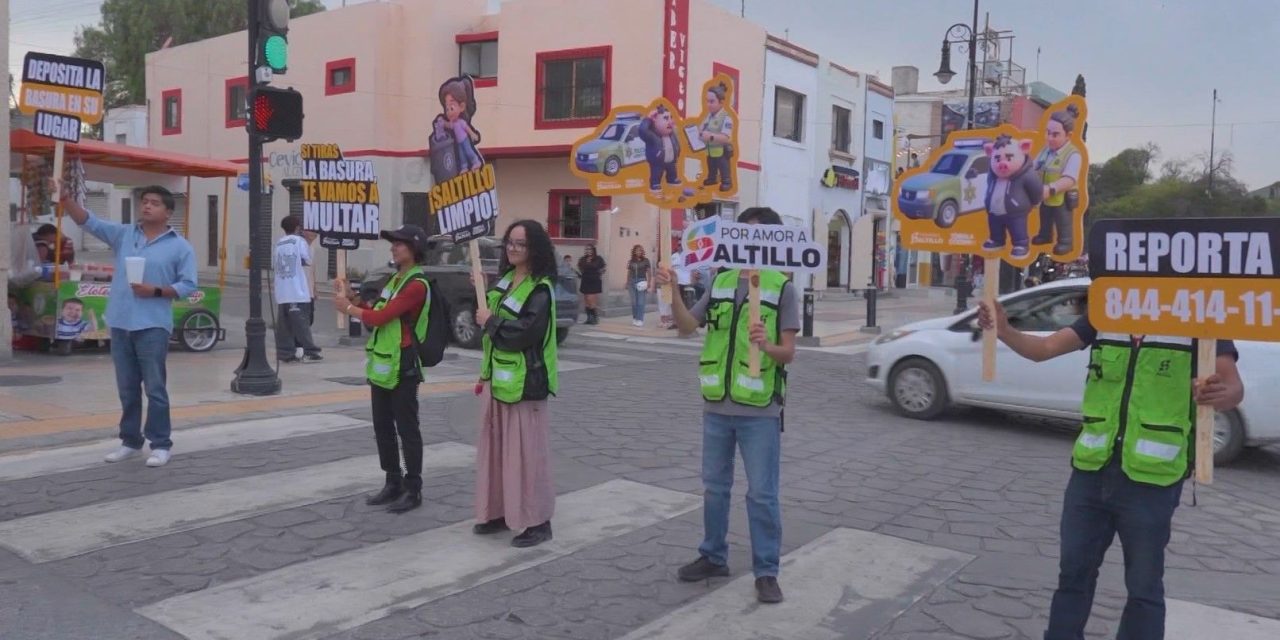 Invitan jóvenes a impulsar un Saltillo Limpio con campaña ‘Tómala Cochino’