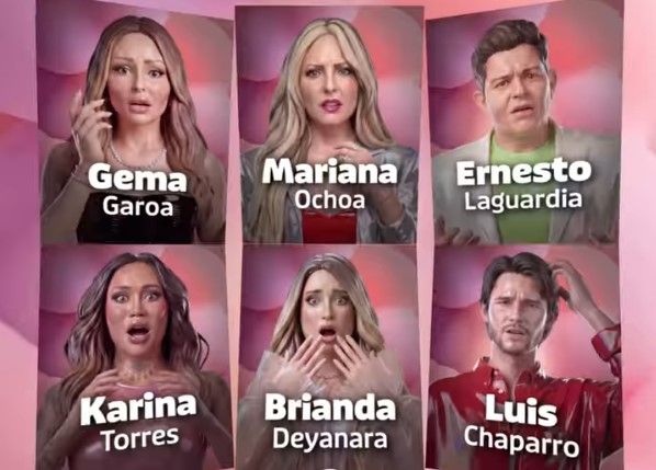 Ellos son los nominados de La Casa de los Famosos