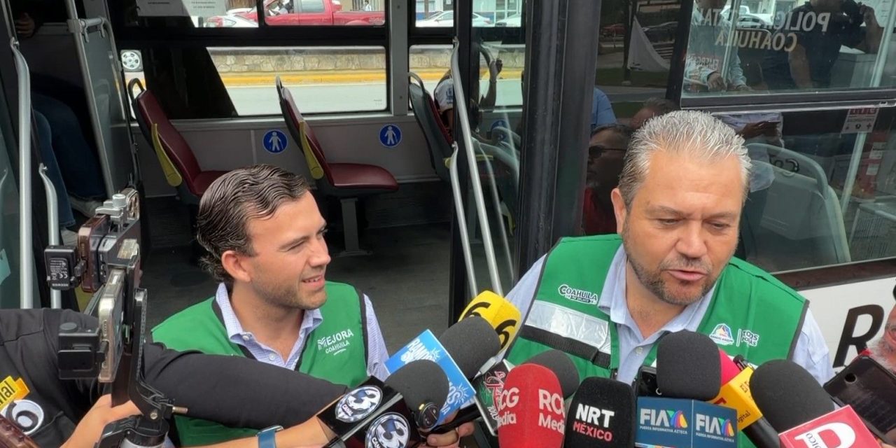 Supervisan el transporte estudiantil gratuito de Ramos Arizpe