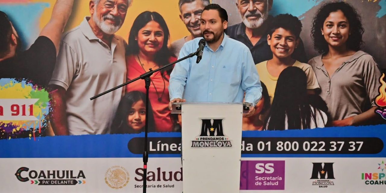 Carlos Villarreal encabeza jornada de prevención para jóvenes