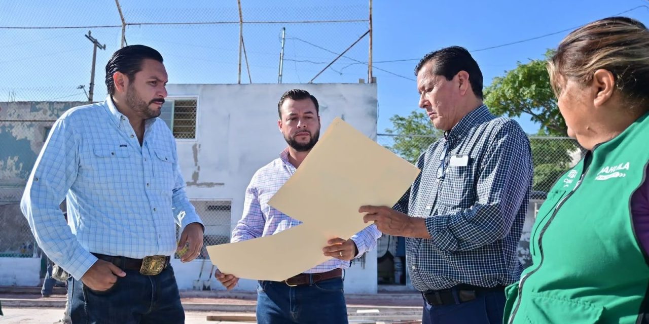 Carlos Villarreal supervisa obras de infraestructura en distintos sectores